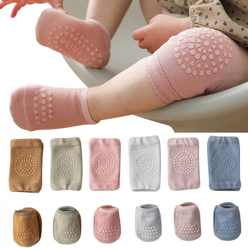 Baby Knee Pads And Socks Set
