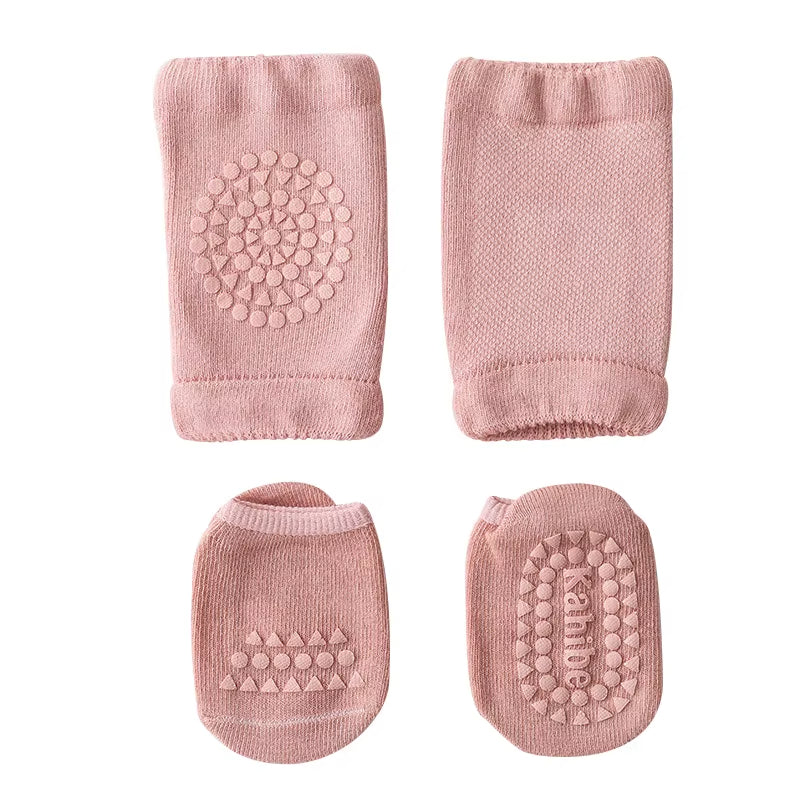 Baby Knee Pads And Socks Set